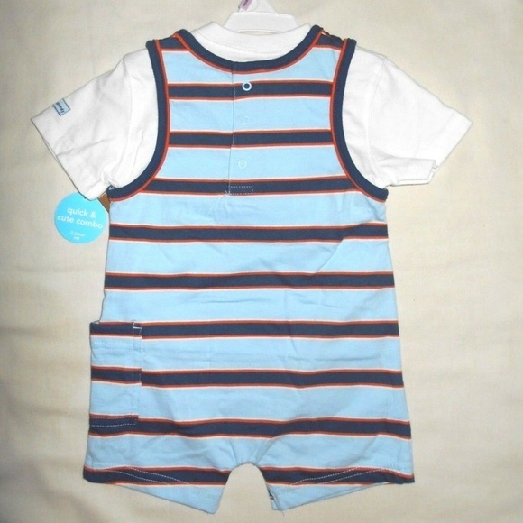Quick & Cute Combo Baby boy 2 piece Set Romper - Picture 3 of 3